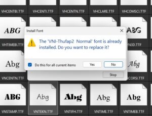 Tải Bộ Font Tiếng Việt Đầy Đủ (Full) Cho Windows 11, 10 [Cập nhật 2025]