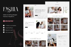 Review Fashia: Mẫu website thời trang tinh tế cho nhà thiết kế