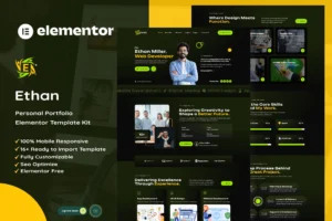 Review: Ethan – Mẫu Website Personal Portfolio Đỉnh Cao Cho Freelancer