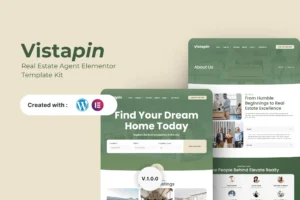 Vistapin: Mẫu website bất động sản hiện đại và tối ưu cho môi giới