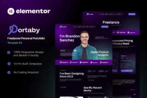 Review Portaby: Mẫu website cá nhân chuyên nghiệp cho Freelancer